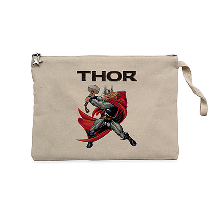 Thor War Krem Clutch Astarlı Cüzdan / El Çantası