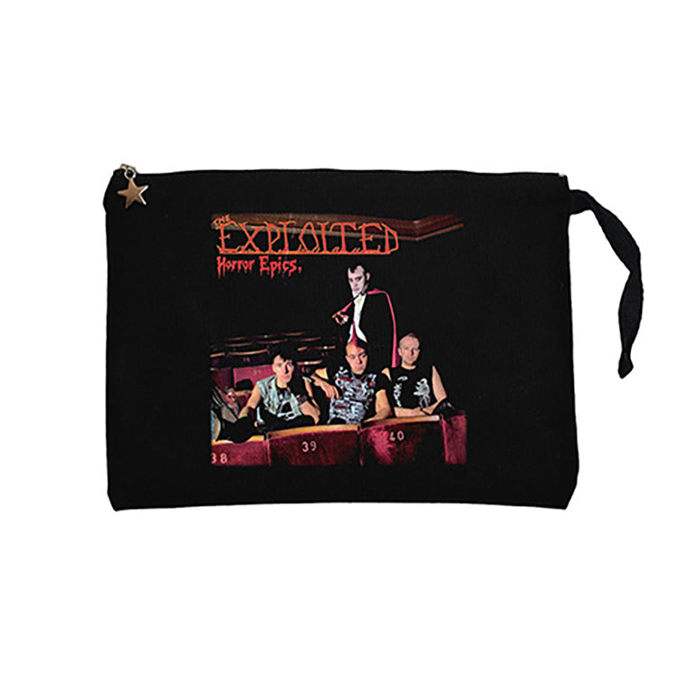 The Exploited Horror Epics Siyah Clutch Astarlı Cüzdan / El Çantası