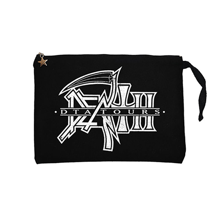 Death Dta Tours Siyah Clutch Astarlı Cüzdan / El Çantası