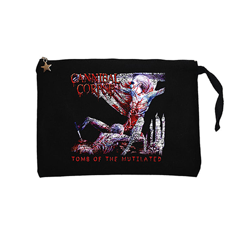 Cannibal Corpse Tomb Of The Mutilated Siyah Clutch Astarlı Cüzdan / El Çantası