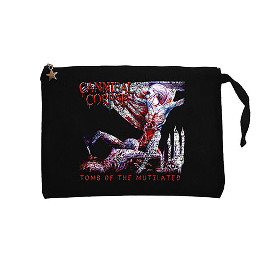 Cannibal Corpse Tomb Of The Mutilated Siyah Clutch Astarlı Cüzdan / El Çantası