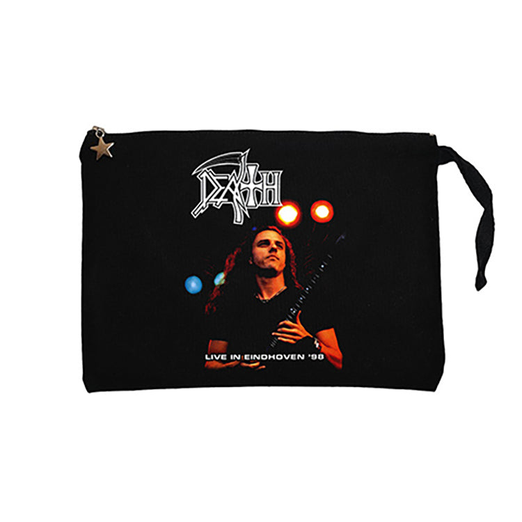 Death Live in Cottbus 98 Siyah Clutch Astarlı Cüzdan / El Çantası