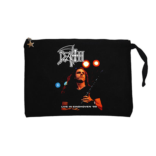 Death Live in Cottbus 98 Siyah Clutch Astarlı Cüzdan / El Çantası
