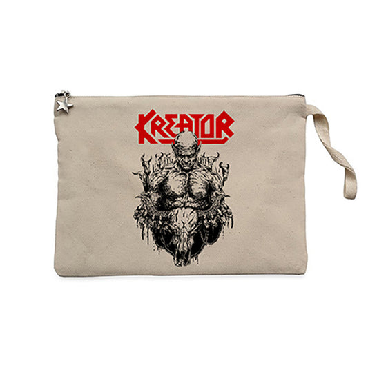 Kreator Dying Alive Siyah Clutch Astarlı Cüzdan / El Çantası