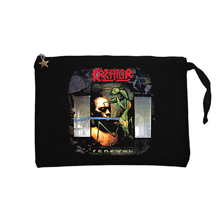 Kreator Renewal Siyah Clutch Astarlı Cüzdan / El Çantası