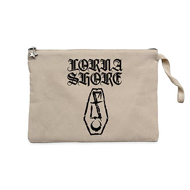 Lorna Shore FFlesh Coffin Krem Clutch Astarlı Cüzdan / El Çantası