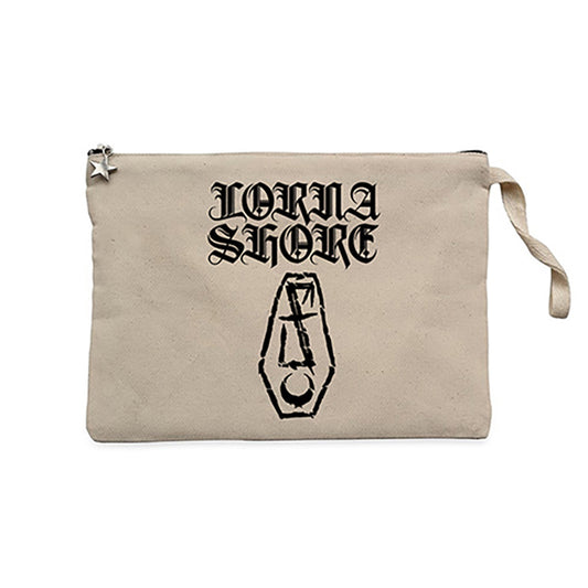 Lorna Shore FFlesh Coffin Krem Clutch Astarlı Cüzdan / El Çantası