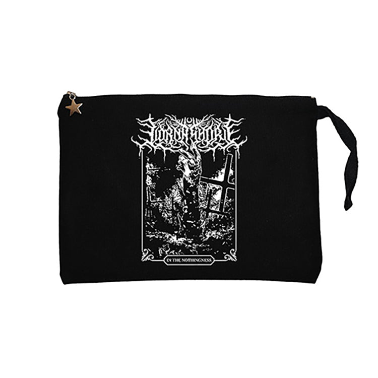 Lorna Shore In The Nothıngness Siyah Clutch Astarlı Cüzdan / El Çantası