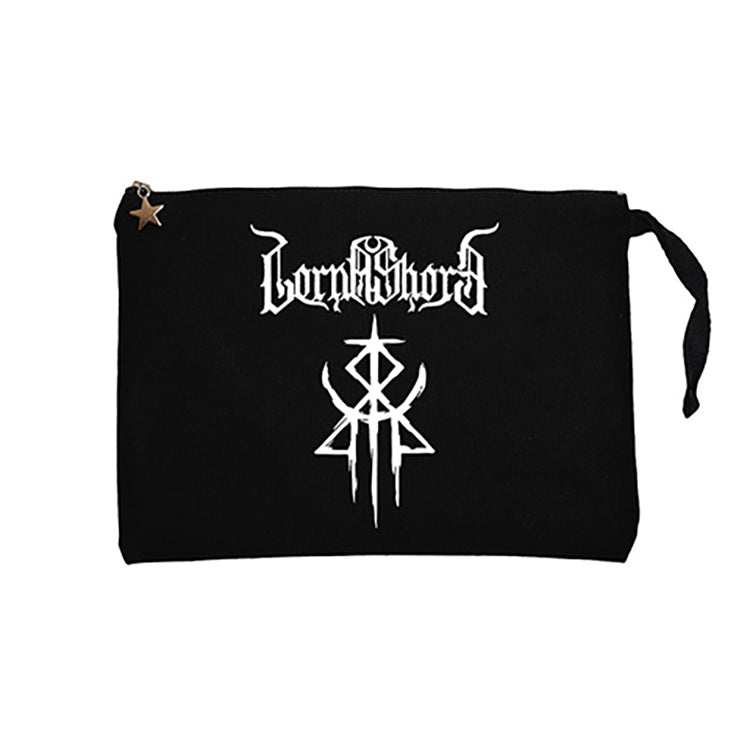 Lorna Shore İmmortal Siyah Clutch Astarlı Cüzdan / El Çantası