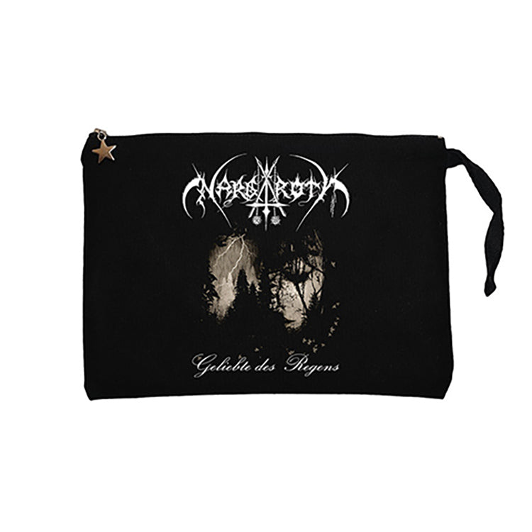 Nargaroth Geliebte Des Regens Siyah Clutch Astarlı Cüzdan / El Çantası