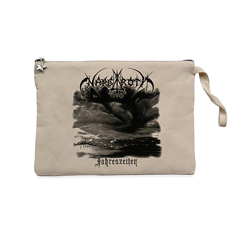 Nargaroth Jahreszeiten Krem Clutch Astarlı Cüzdan / El Çantası