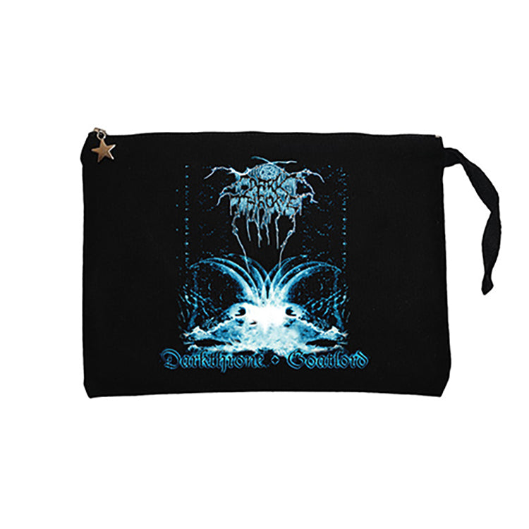 Darkthrone Goatlord Siyah Clutch Astarlı Cüzdan / El Çantası