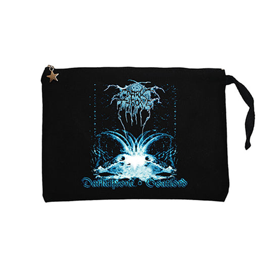 Darkthrone Goatlord Siyah Clutch Astarlı Cüzdan / El Çantası