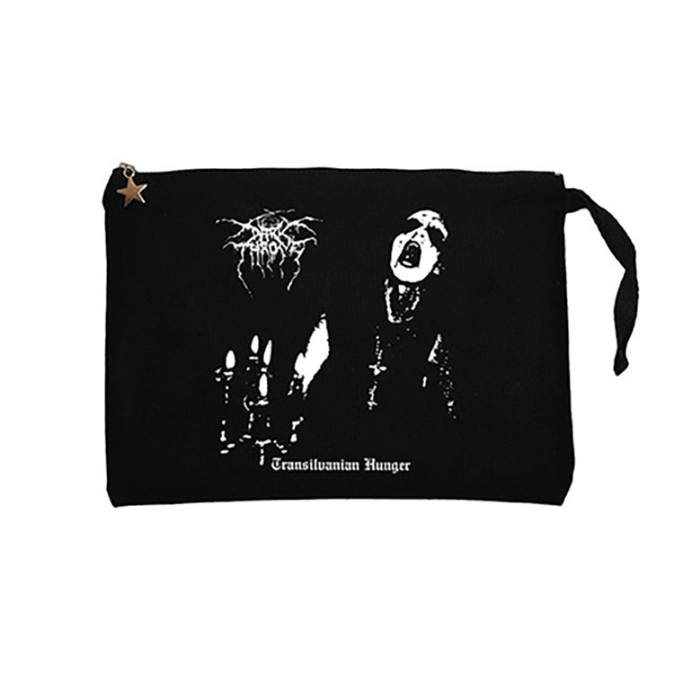 Darkthrone Transilvanian Siyah Clutch Astarlı Cüzdan / El Çantası