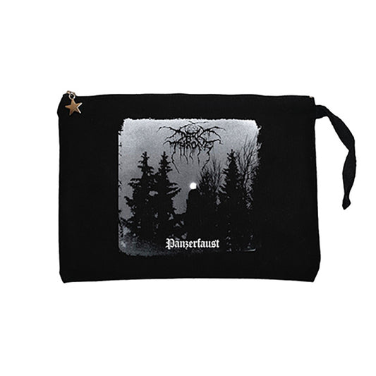 Darkthrone Panzerfaust Siyah Clutch Astarlı Cüzdan / El Çantası