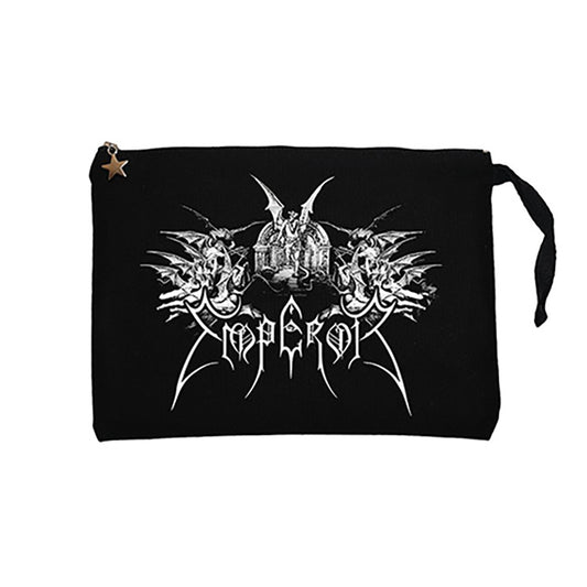 Emperor Devil Kingdom Siyah Clutch Astarlı Cüzdan / El Çantası