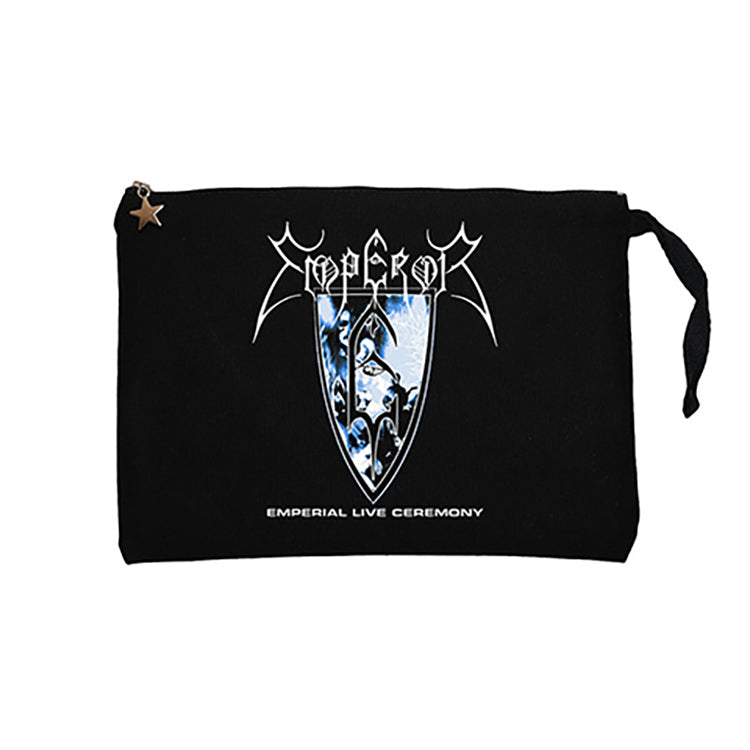 Emperor Emperial Live Ceremony Siyah Clutch Astarlı Cüzdan / El Çantası