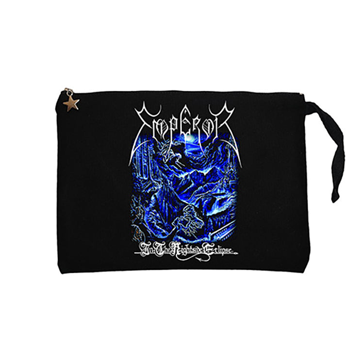 Emperor In the Nightside Eclipse Siyah Clutch Astarlı Cüzdan / El Çantası