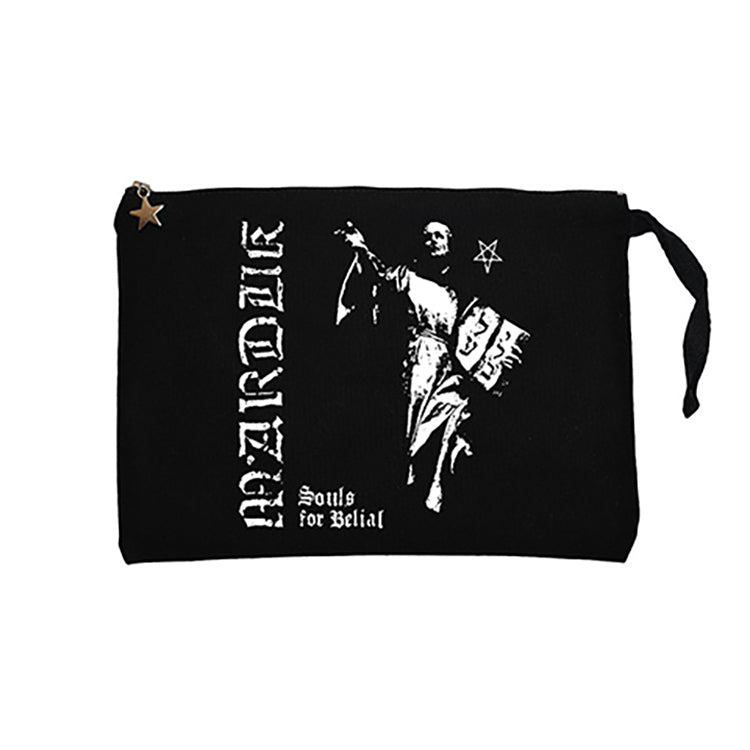 Marduk Souls for Belial Siyah Clutch Astarlı Cüzdan / El Çantası