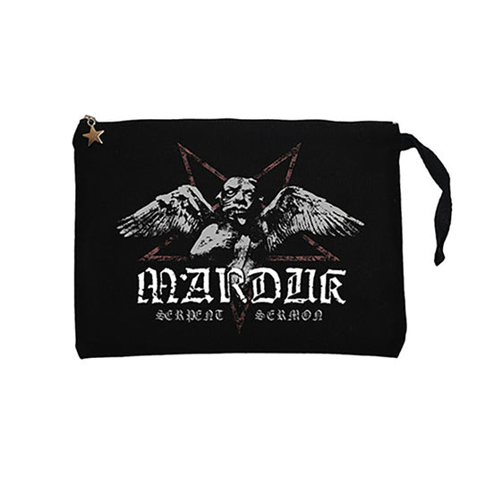 Marduk Serpent Sermon Siyah Clutch Astarlı Cüzdan / El Çantası