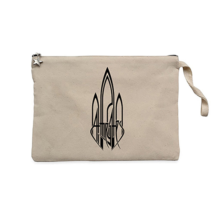 At The Gates Classic Krem Clutch Astarlı Cüzdan / El Çantası