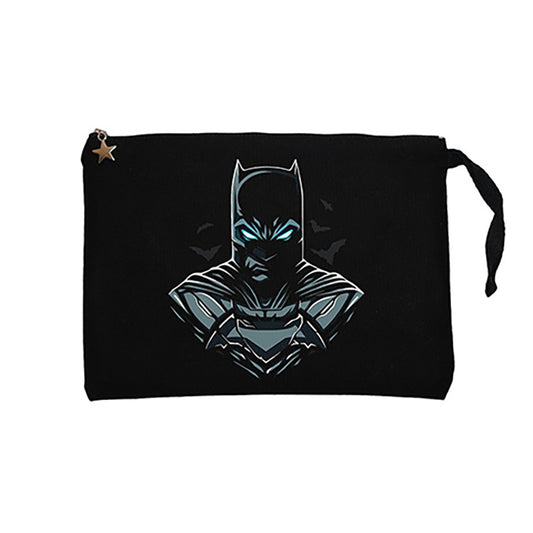 Batman Head Siyah Clutch Astarlı Cüzdan / El Çantası