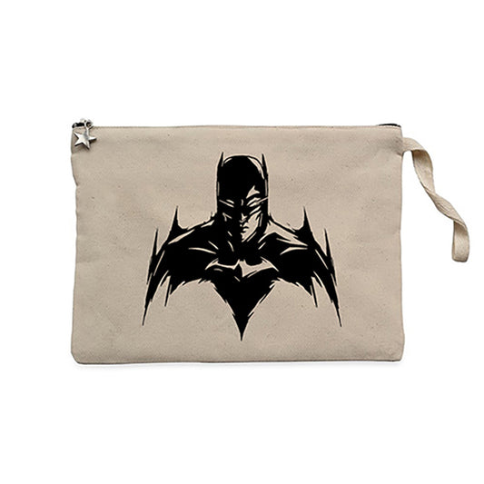 Batman Silluhette Siyah Clutch Astarlı Cüzdan / El Çantası