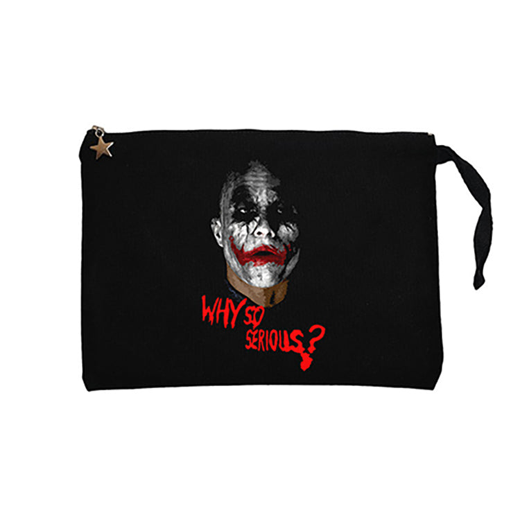 Joker How Alone You Really Are Siyah Clutch Astarlı Cüzdan / El Çantası