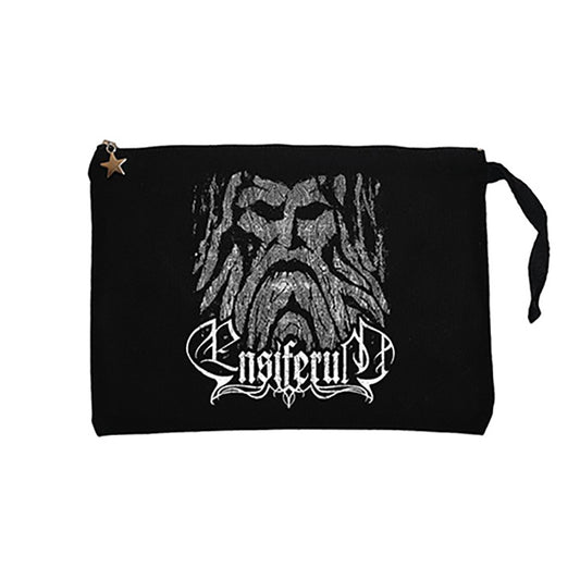Ensiferum Man Siyah Clutch Astarlı Cüzdan / El Çantası