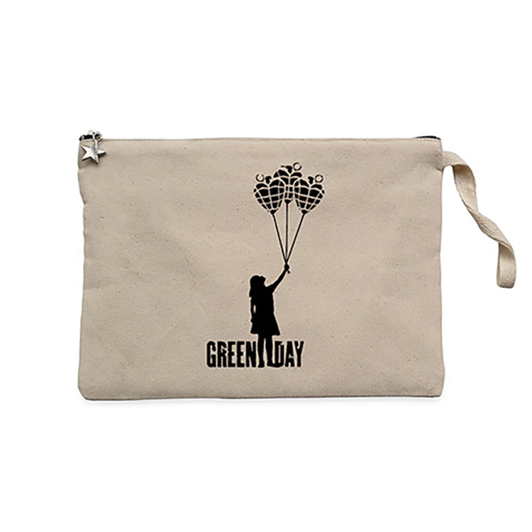 Green Day Girl Krem Clutch Astarlı Cüzdan / El Çantası