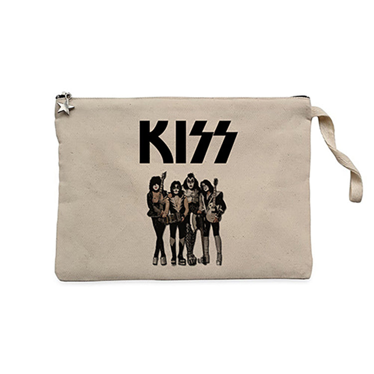 Kiss Anime Krem Clutch Astarlı Cüzdan / El Çantası