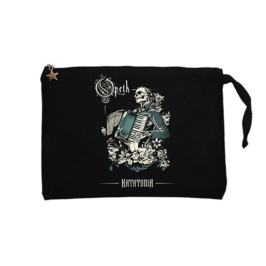 Opeth Katatonia Siyah Clutch Astarlı Cüzdan / El Çantası