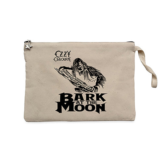 Ozzy Osbounre Bark At The Moon Krem Clutch Astarlı Cüzdan / El Çantası