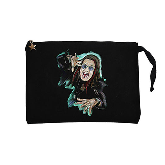 Ozzy Osbounre Colors Body Siyah Clutch Astarlı Cüzdan / El Çantası