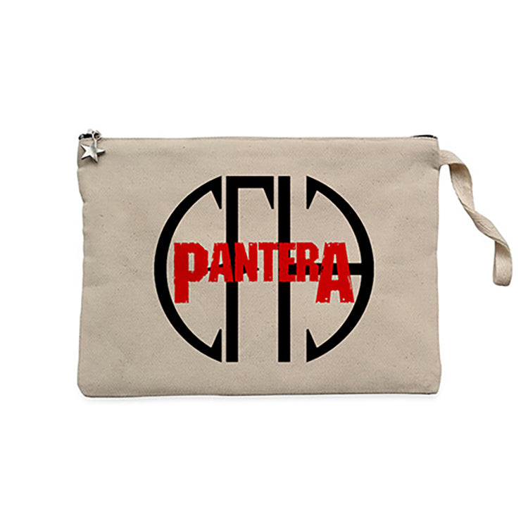 Pantera Figure 2 Krem Clutch Astarlı Cüzdan / El Çantası