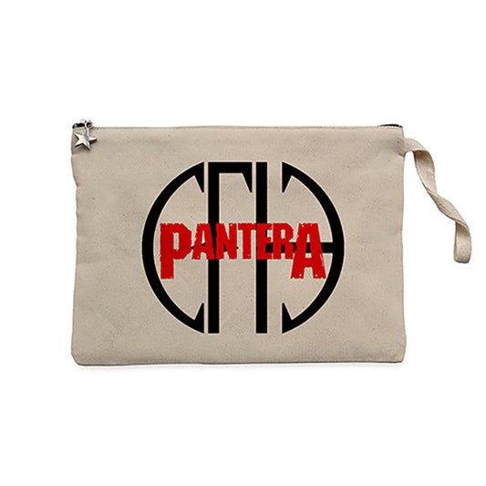Pantera Figure 2 Krem Clutch Astarlı Cüzdan / El Çantası