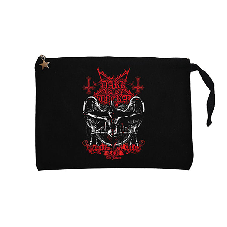 Dark Funeral Tour Siyah Clutch Astarlı Cüzdan / El Çantası