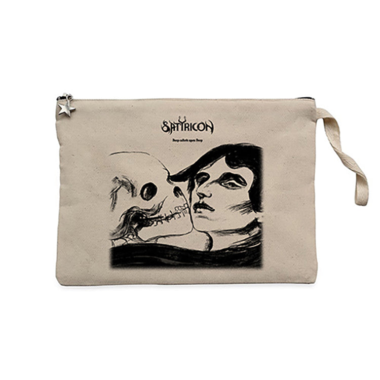 Satyricon Deep Calleth Upon Deep Krem Clutch Astarlı Cüzdan / El Çantası