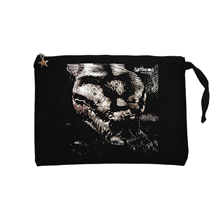 Satyricon Volcano Siyah Clutch Astarlı Cüzdan / El Çantası