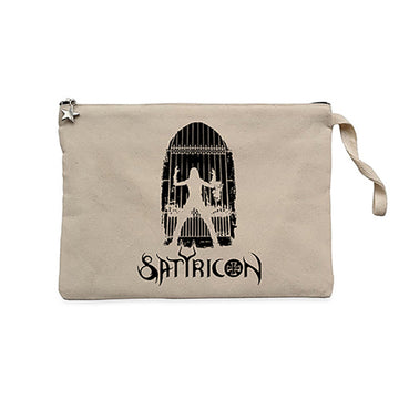 Satyricon Possessed Krem Clutch Astarlı Cüzdan / El Çantası