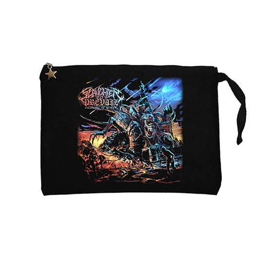 Slaughter To Prevail Chapters Of Misery Siyah Clutch Astarlı Cüzdan / El Çantası