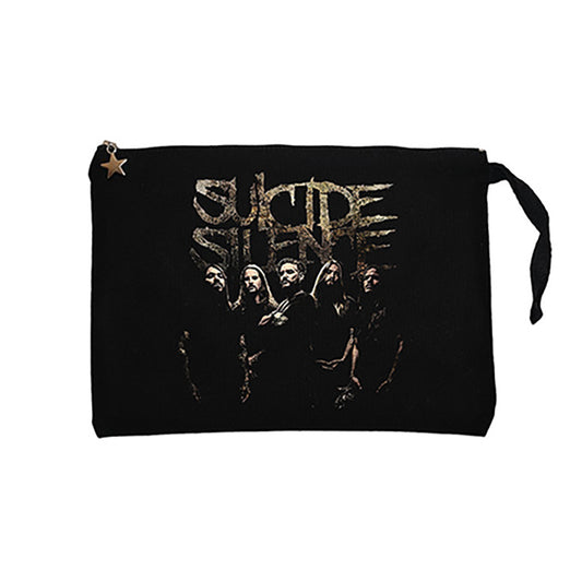 Suicide Silence 2017 Album Siyah Clutch Astarlı Cüzdan / El Çantası