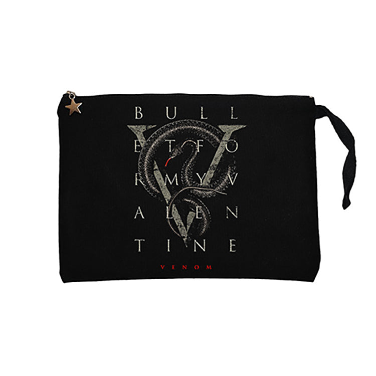 Bullet for My Valentine Venom Siyah Clutch Astarlı Cüzdan / El Çantası