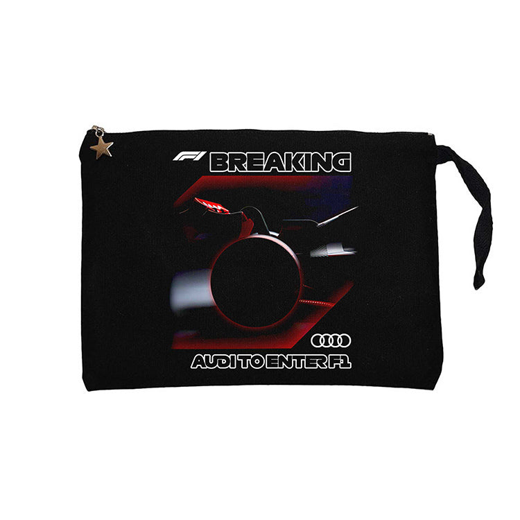 F1 Breaking Siyah Clutch Astarlı Cüzdan / El Çantası