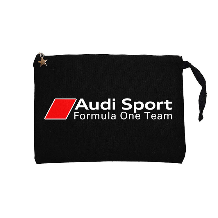 F1 Audi Formula One Siyah Clutch Astarlı Cüzdan / El Çantası