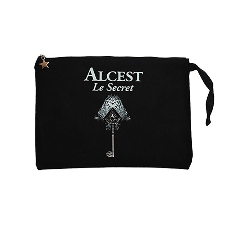 Alcest Le Secret Siyah Clutch Astarlı Cüzdan / El Çantası