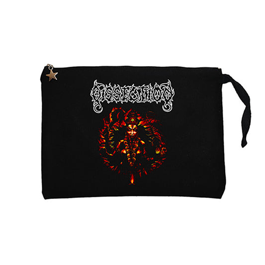 Dissection Satan Quin Siyah Clutch Astarlı Cüzdan / El Çantası