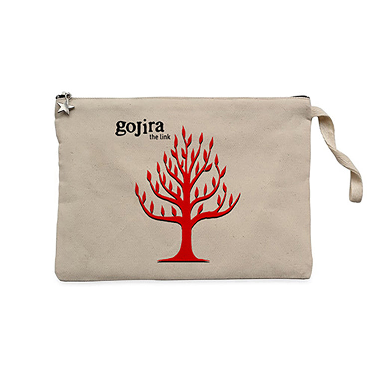 Gojira The Link Krem Clutch Astarlı Cüzdan / El Çantası