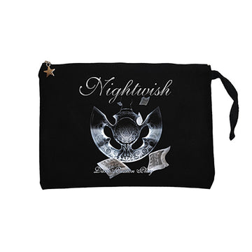 Nightwish Dark Passion Play Siyah Clutch Astarlı Cüzdan / El Çantası