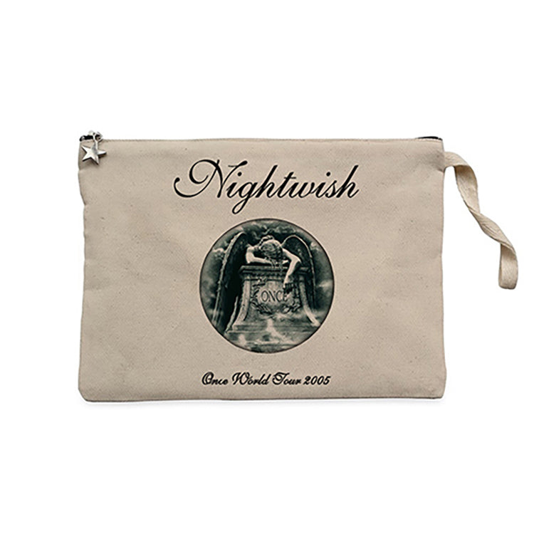 Nightwish Once Krem Clutch Astarlı Cüzdan / El Çantası